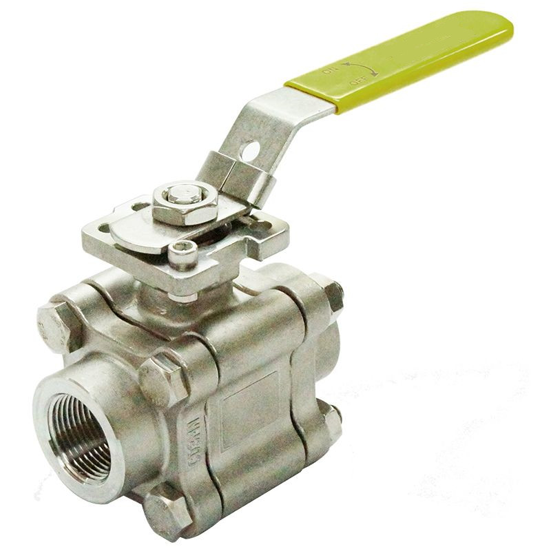 Alloy 20 Direct Mount 3-Piece Ball Valve